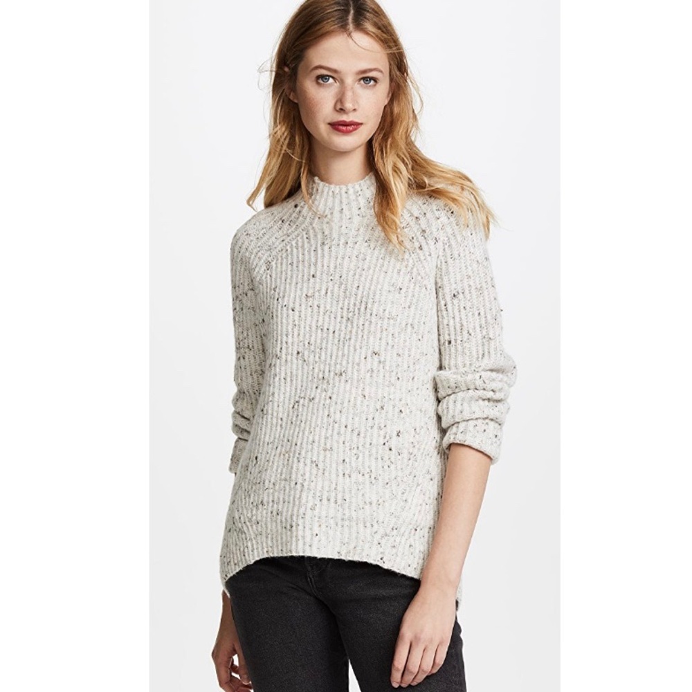 Madewell Donegal Karen Mock Neck Sweater
